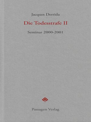 cover image of Die Todesstrafe II